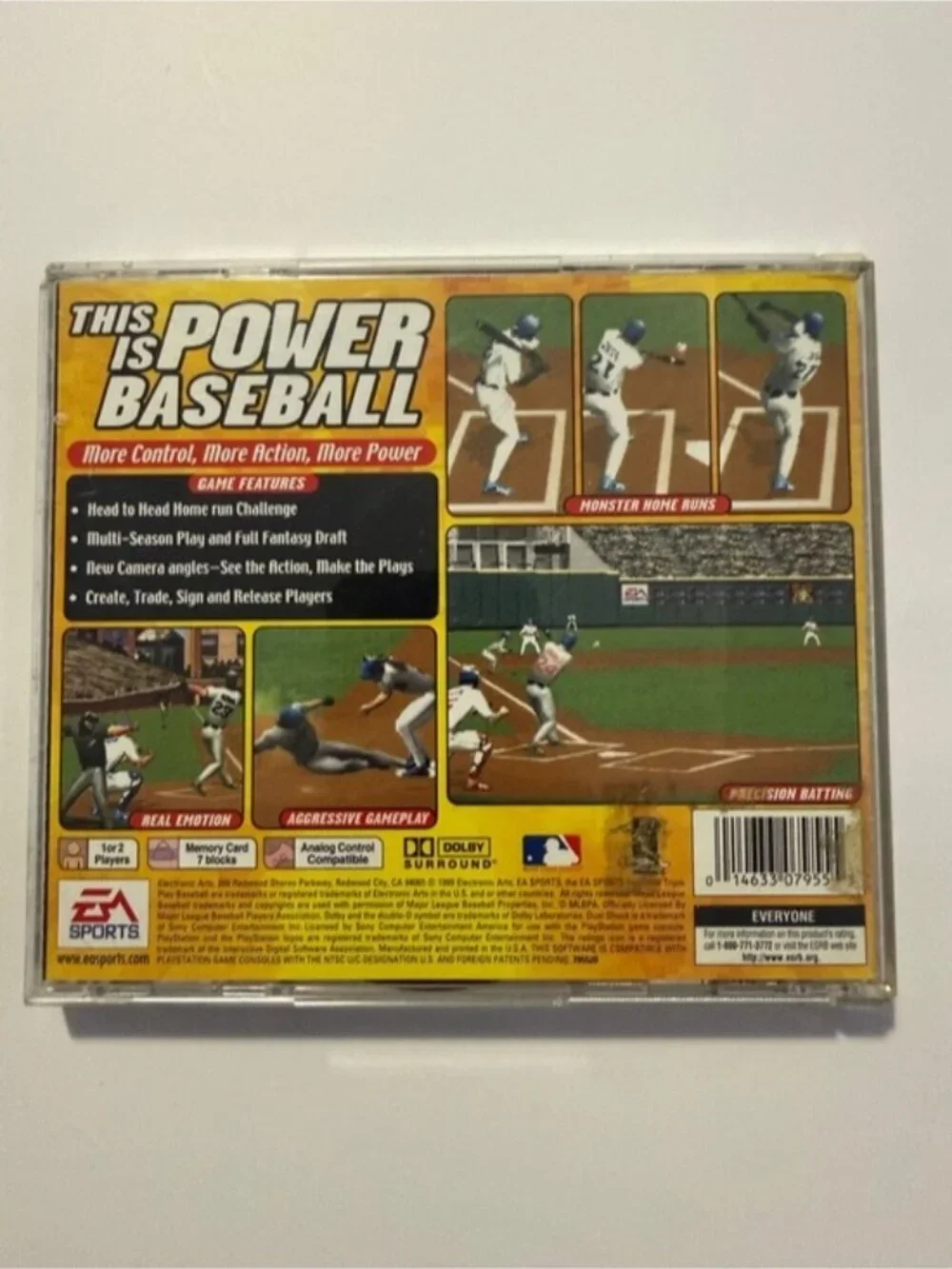 EA Sports Triple Play 2000 PS1 Complete CIB PlayStation Baseball Game